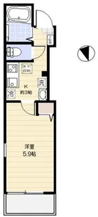 アリロッセ赤羽【1階】の間取り