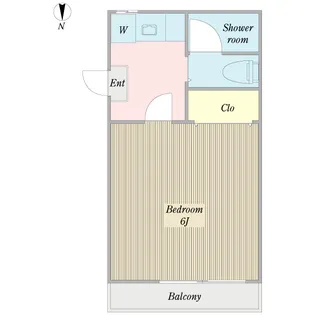 グローリーハイツ【2階】の間取り