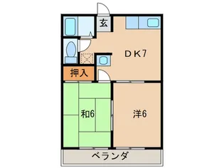 成瀬ハイツ【2階】の間取り