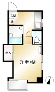 武蔵第一ビル【3階】の間取り