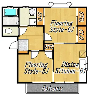 リュミエール・デュ・ソレイユ【1階】の間取り