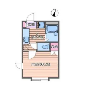 ディアロック【2階】の間取り