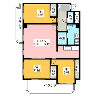 メゾン21【5階】の間取り