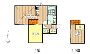 アイタスカ【1階】の間取り