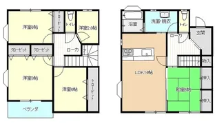 Con.Bonnequalite KUSUNOKI【1階】の間取り