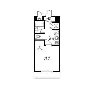 ロマネスク上熊本【4階】の間取り