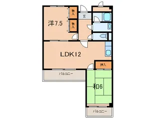 パレエシャロット【3階】の間取り