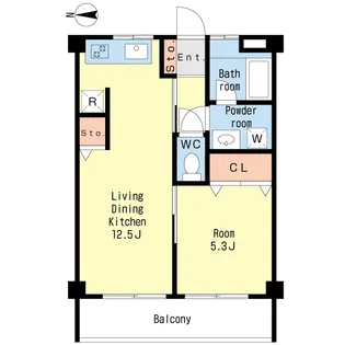 邦栄第2マンション【2階】の間取り