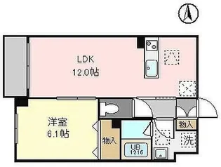 Giglio(ジーリオ)【2階】の間取り