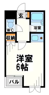 アリエル【1階】の間取り