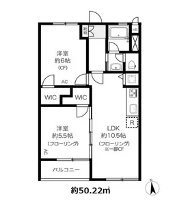上北沢第一コーポラス【3階】の間取り
