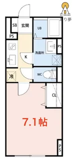 デオダラ テラス【2階】の間取り