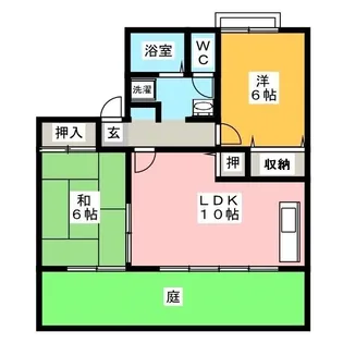 エントピア御望G【1階】の間取り