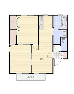 イーグル&バーディー館B棟【1階】の間取り
