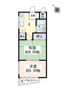 メゾンK【1階】の間取り