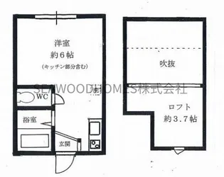 エバークレスト【1階】の間取り