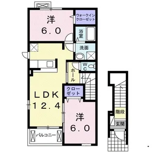 ベルフィオーレ【2階】の間取り
