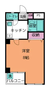 ROOMS本荘【2階】の間取り