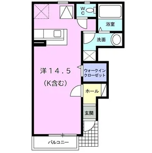 ジュネス T【1階】の間取り