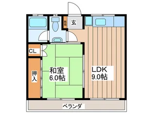 香南レジレンス【2階】の間取り
