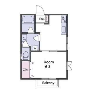 シュノンソー【2階】の間取り