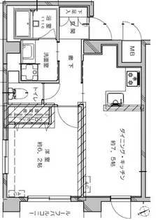 メインステージ浅草【11階】の間取り