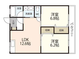 アネシスII【1階】の間取り