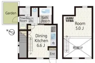 プチメゾン三茶【1階】の間取り