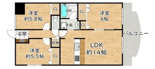 タイガーアネックス【5階】の間取り