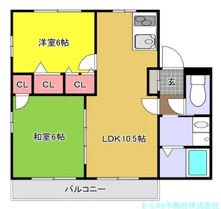 サンスクエアIII・IV【1階】の間取り