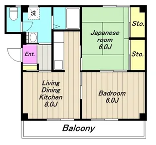 マンション石川【3階】の間取り