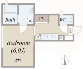 ボナール大森【2階】の間取り
