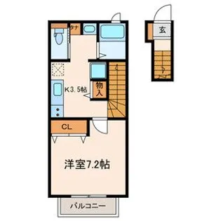 アントル リヴィエールの間取り