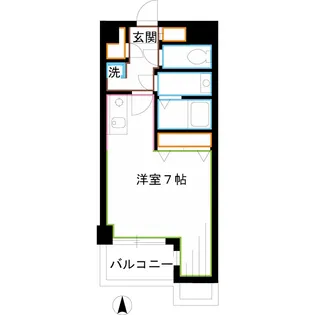 フェリス三鷹禅林寺通り【3階】の間取り