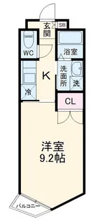レジデンスアポロ【3階】の間取り