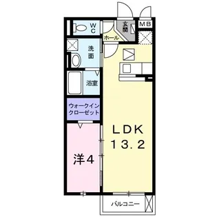 ソレイユ・M【1階】の間取り