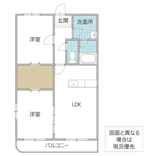 クレッシェンドビル【2階】の間取り