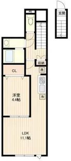 アーバンパーク宮前平WEST【2階】の間取り
