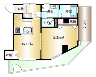 アーバニティハイムV【1階】の間取り