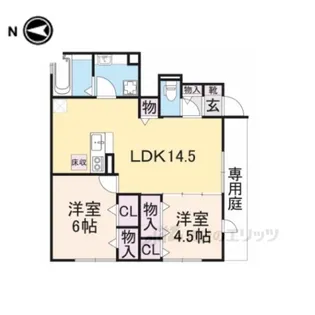 オートルフォワ・パレ【2階】の間取り