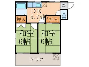 グレイス・コ-ポ【1階】の間取り