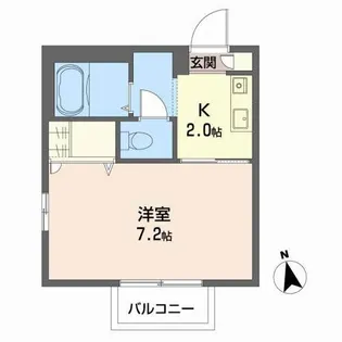 ハイフィールド【1階】の間取り