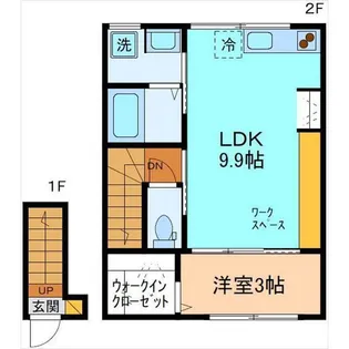 セシボン51【2階】の間取り