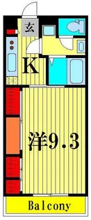 リブリ・カシュタン松戸【1階】の間取り