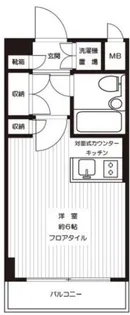 ワコーレ北千住【3階】の間取り