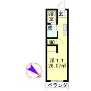 カーサ・アレグリア【2階】の間取り