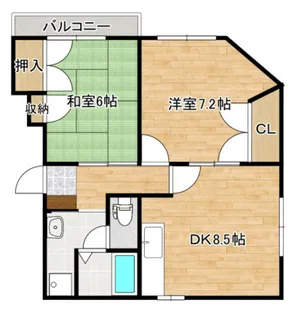 今津ビル【2階】の間取り