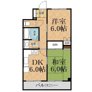 グランパレス【2階】の間取り