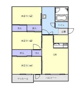 BETTER R 沼館【3階】の間取り