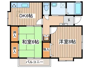 山本マンション【1階】の間取り